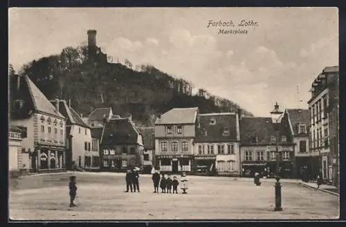 AK Forbach /Lothr., Marktplatz