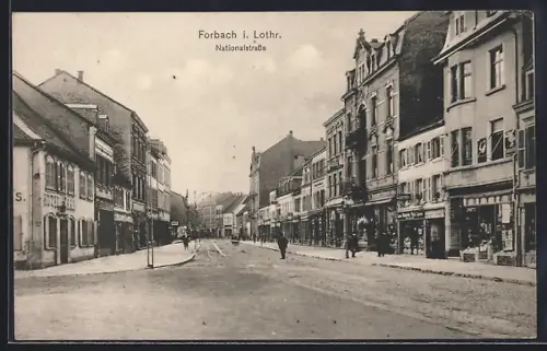 AK Forbach i. Lothr., Nationalstrasse