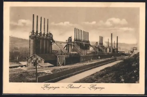 AK Hayange, Usine et chemin de fer industriel
