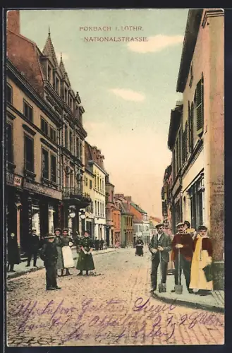 AK Forbach /Lothr., Nationalstrasse