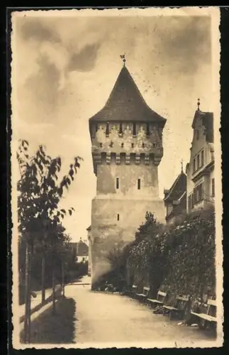 AK Sibiu, Promenade mit Turm