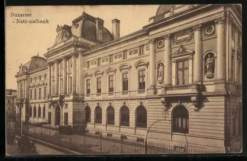 AK Bukarest, Ansicht der Nationalbank