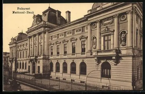 AK Bukarest, Ansicht der Nationalbank
