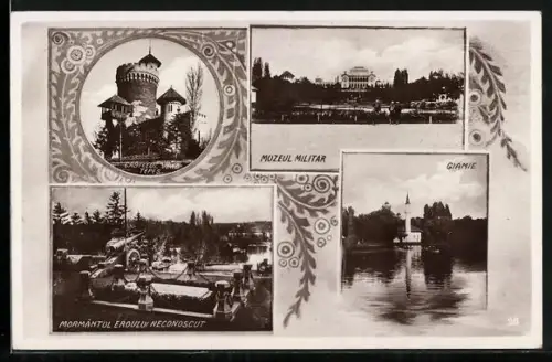 AK Bukarest, Muzeul Militar, Giamie, Castelol Vlad Tepes