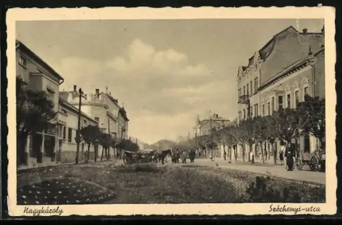 AK Nagykároly, Széchenyi-utca