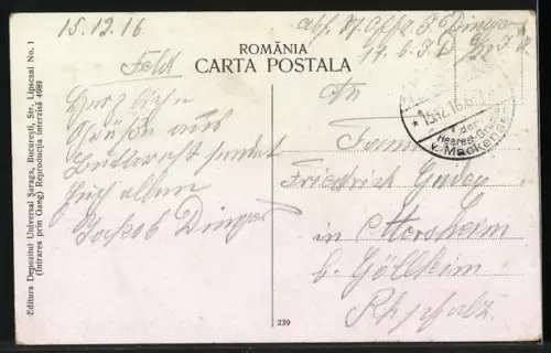 AK Bucuresti, Palatul Justitiei si Domnita Balasa