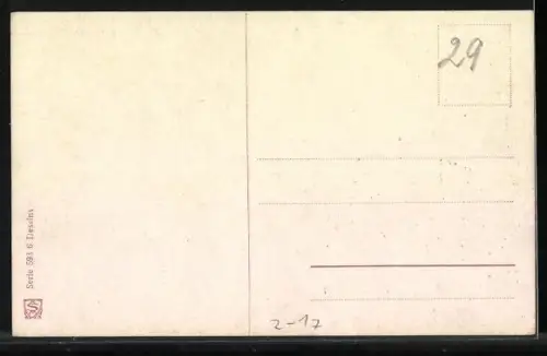 AK Postkutsche fährt in den verschneiten Wald