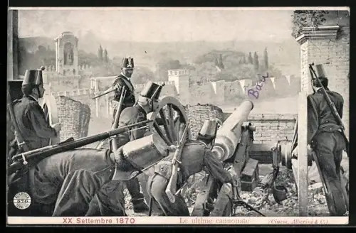 AK XX Settembre 1870, Le ultime cannonate