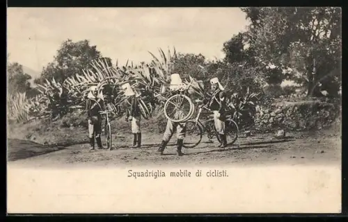 AK Squadriglia mobile di ciclisti