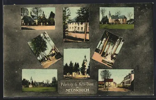 AK Neunkirch, Pèlerinage de Notre-Dame avec diverses vues du site
