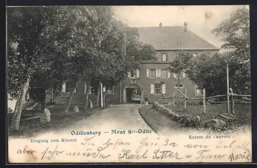 AK Odilienberg, Eingang zum Kloster