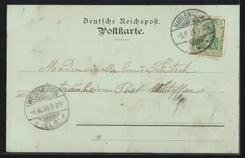 AK Marienthal, Bahnhof, Kloster, Wallfahrtskirche