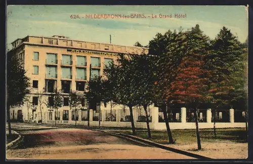 AK Niederbronn-les-Bains, Le Grand Hôtel