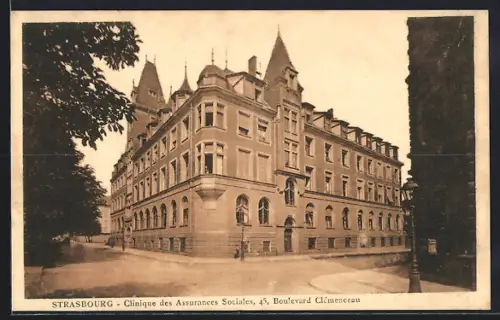 AK Strasbourg, Clinique des Assurances Sociales, 45 Boulevard Clemenceau