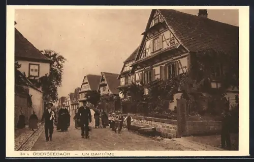 AK Oberseebach, Un baptême