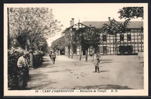 AK Oberhoffen, Bâtiments de Troupe du camp militaire