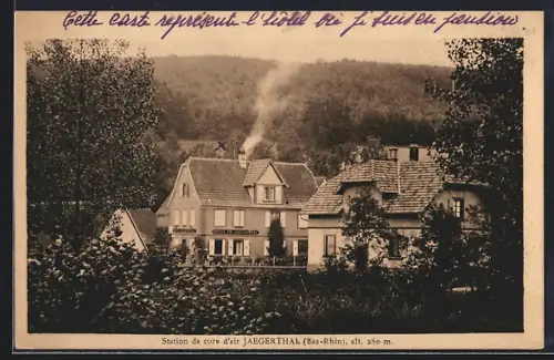 AK Jaegerthal /Bas-Rhin, Station de cure d`air et hôtel des feuillus dans un cadre forestier