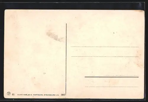 AK Strassburg i. E., Illpartie im Ort