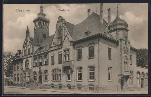 AK Hagenau, Partie am Postamt