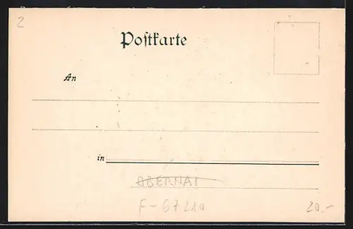 AK Oberehnheim, Vue de l`église avec les collines en arrière-plan