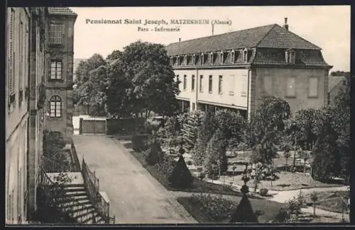 AK Matzenheim, Pensionnat Saint Joseph, parc, infirmerie