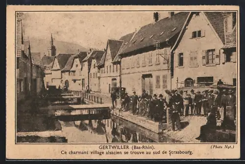 AK Gertwiller /Bas-Rhin, Ce charmant village alsacien se trouve au sud de Strasbourg