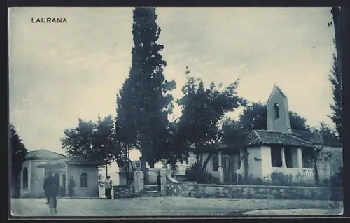 AK Laurana, Strassenpartie im Ort