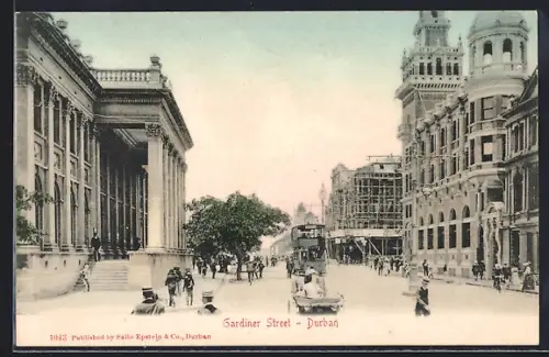 AK Durban, Gardiner Street, Strassenbahn