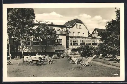 AK Unkeroda bei Eisenach, Gast- und Pensionshaus Eltegrund, Bes. Aug. Kallenbach