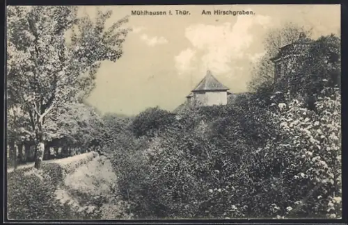AK Mühlhausen i. Thür., Am Hirschgraben