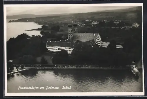 AK Friedrichshafen am Bodensee, Blick auf das Schloss