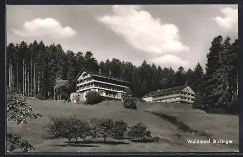 AK Freudenstadt im Schwarzwald, Waldhotel Stokinger am Wald