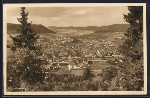 AK Ebingen, Panoramaansicht des Ortes