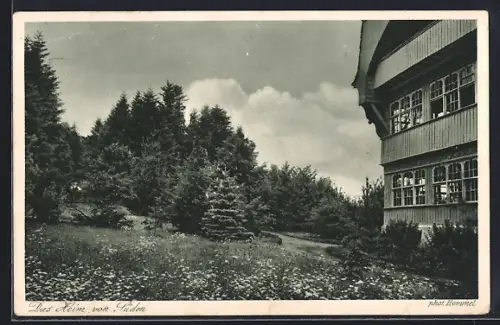 AK Langensteinbach /Ettlingen, Gasthaus Bibelheim Bethanien