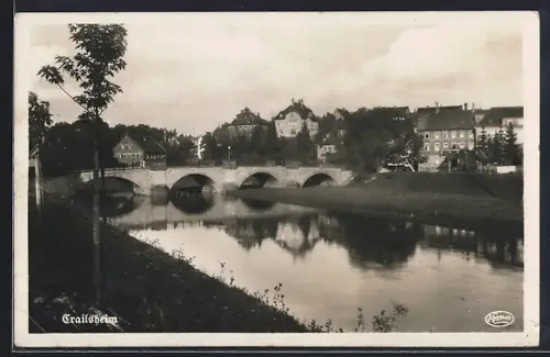 AK Crailsheim, Brücke über den Fluss
