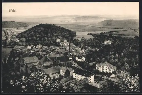 AK Ilfeld, Blick auf die Kirche im Ort