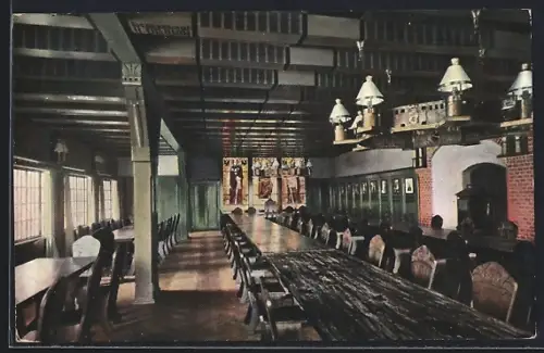 AK Kyffhäuser, Kaisersaal Gasthaus Denkmalswirtschaft