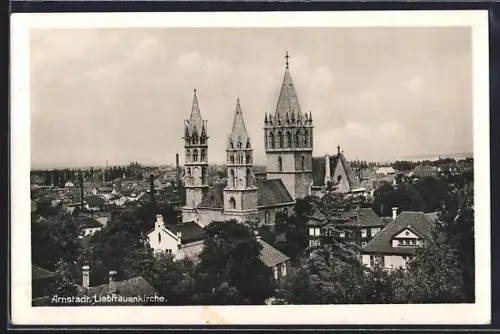 AK Arnstadt, Blick auf die Liebfrauenkirche
