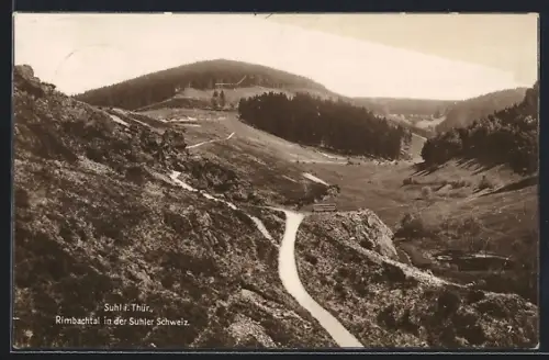 AK Suhl i. Thür., Rimbachtal in der Suhler Schweiz