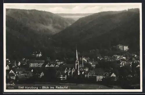 AK Bad Harzburg, Blick ins Radautal