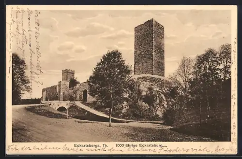 AK Eckartsberga /Th., 1000 jährige Eckartsburg