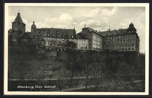 AK Altenburg /Thür., Partie am Schloss