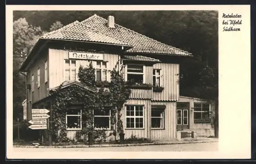 AK Ilfeld /Südharz, Gasthaus Netzkater