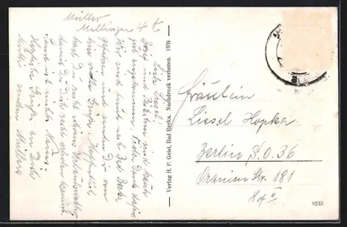 AK Bad Berka, Partie am Mühlgraben