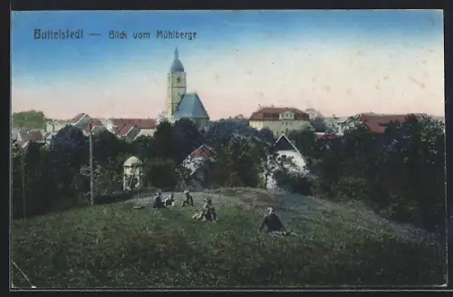 AK Buttelstedt, Blick vom Mühlberge