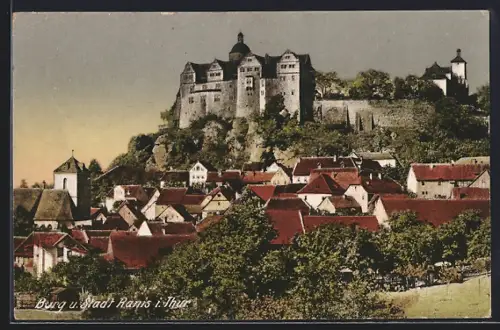 AK Ranis i. Thür., Burg und Stadt