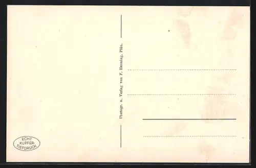 AK Plön, Ortsansicht mit Seeblick