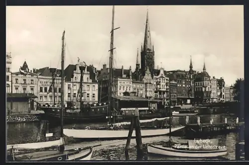 AK Lübeck, Partie an der Untertrave