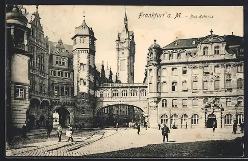 AK Alt-Frankfurt, Partie am Rathaus