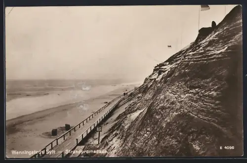 AK Wenningstedt /Sylt, Strandpromenade